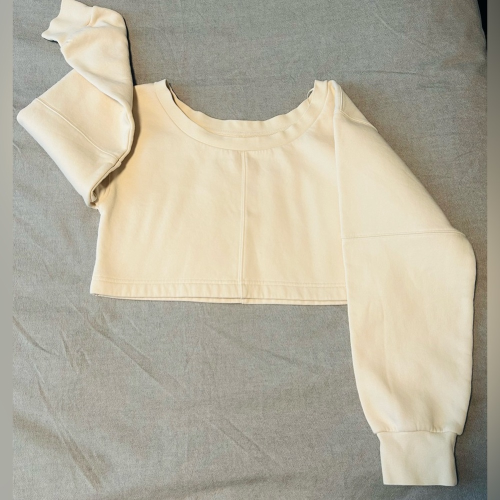 OAK + FORT Beige Long Sleeve Top